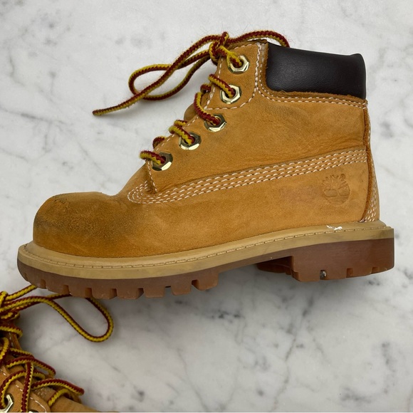 Timberland Toddler 7 Suede Leather Winter Work Boots - Picture 3 of 14